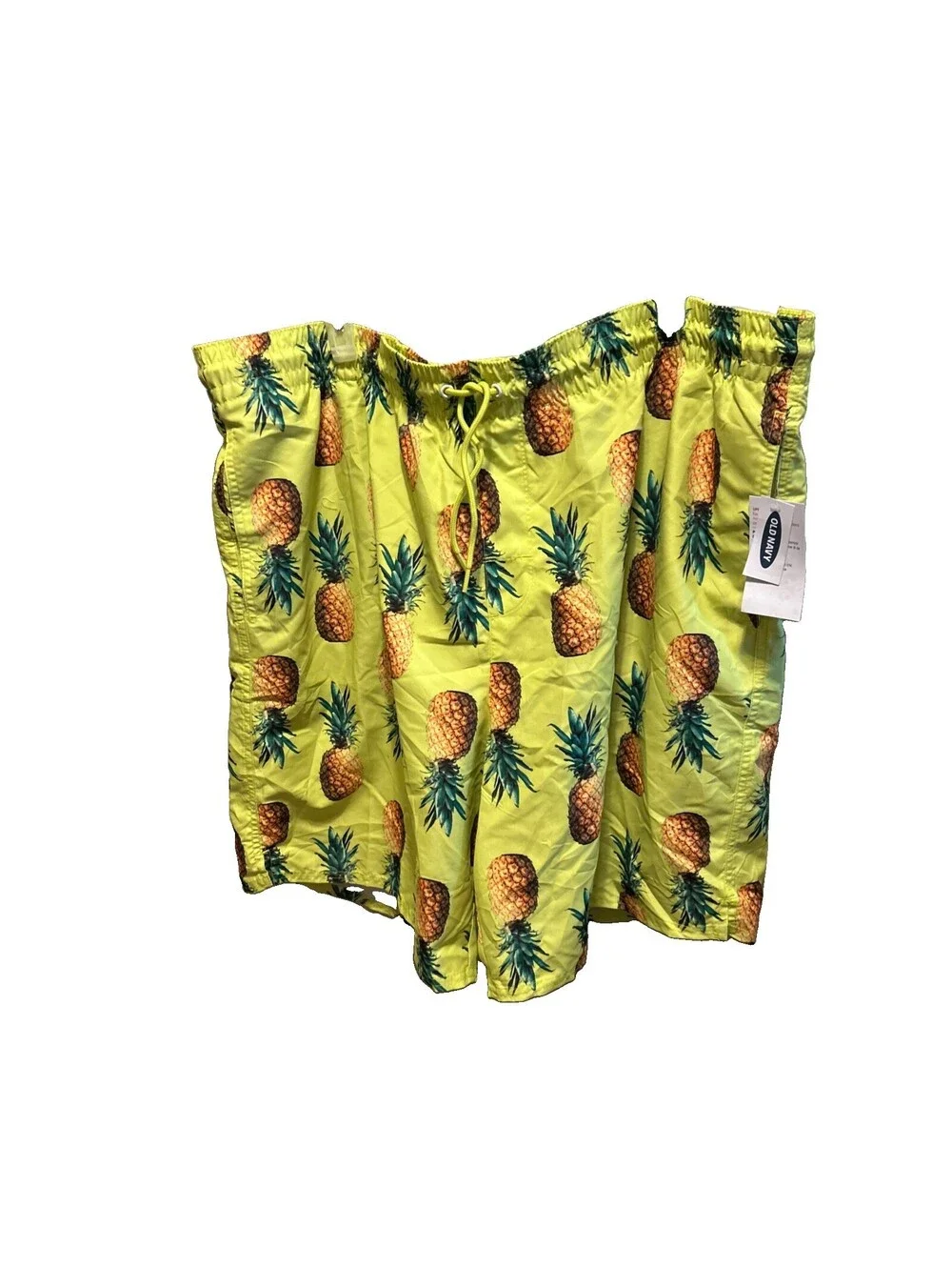 Old Navy Swim XXL NWT Pineapple Men’s  Tropical Summer   Upf  Sun Protection